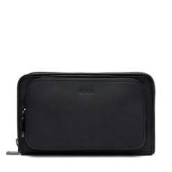 Nerka BOSS. Czarne saszetki męskie Boss, bez wzorów, małe. Za 1,349.00 zł.