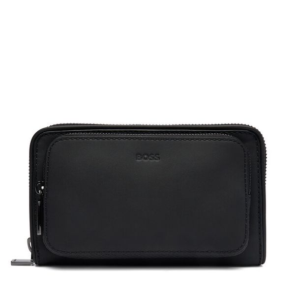 Nerka BOSS. Czarne saszetki męskie Boss, bez wzorów, małe. Za 1,349.00 zł.