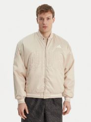 Adidas Kurtka bomber Stadium KE6211 Beżowy Loose Fit. Brązowe kurtki męskie ADIDAS, m, bez wzorów, z syntetyku, bez ramiączek, bez kaptura. Za 499.99 zł.