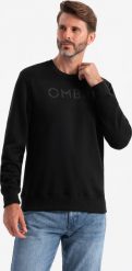 Ombre Klasyczna dresowa męska bluza z napisem czarna V4 OM-SSPS-0181 L. Czarne bluzy nierozpinane męskie Ombre, l, bez wzorów, z dresówki, klasyczne, bez ramiączek, bez kaptura. Za 139.99 zł.