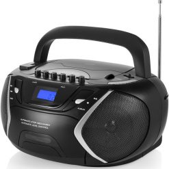 Audiosonic CD-1596 Czarny Radioodtwarzacz. Czarne radia Audiosonic. Za 229.99 zł.