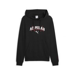 Męska bluza z kapturem AC Milan FtblCulture PUMA. Białe bluzy nierozpinane męskie Puma, m, bez wzorów, sportowe, bez ramiączek, z kapturem. Za 279.00 zł.