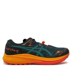 Buty do biegania Asics. Zielone buty do biegania męskie Asics, bez wzorów, bez zapięcia, do biegania. Za 459.99 zł.