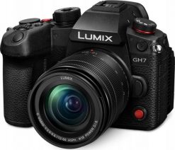 Aparat Panasonic Lumix GH7 + G Vario 12-60mm f/3.5-5.6 ASPH. Power O.I.S. (DC-GH7ME). Bezlusterkowce PANASONIC. Za 10,676.99 zł.