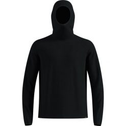 Bluza z kapturem Odlo Mid layer hoody CUBIC. Czarne bluzy nierozpinane męskie Odlo, l, bez wzorów, z kapturem. Za 319.99 zł.