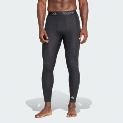 Legginsy TECHFIT Compression Training Long. Czarne legginsy męskie ADIDAS, m, bez wzorów, z materiału, techfit (adidas). Za 179.00 zł.