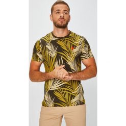 U.S. Polo - T-shirt. Szare koszulki polo męskie U.S. Polo, z bawełny, z okrągłym kołnierzem. W wyprzedaży za 139.90 zł.