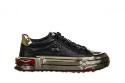 Półbuty John Doubare 9699 Black 104215, Czarny, Skóra naturalna - 43. Czarne eleganckie półbuty męskie John Doubare, z gumy, bez obcasa, bez zapięcia. W wyprzedaży za 599.99 zł.