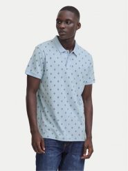 Blend Polo 20716475 Błękitny Regular Fit. Niebieskie koszulki polo męskie Blend, m, bez wzorów, z bawełny, bez kołnierzyka, bez ramiączek. Za 119.99 zł.