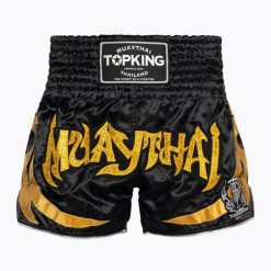 Spodenki treningowe Top King Kickboxing 067. Czarne szorty sportowe męskie TOP KING, bez wzorów, sportowe. Za 219.99 zł.