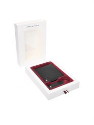 Tommy Hilfiger Portfel Gp Eton Cc And Coin Pckt Keyfob AM0AM07931 Czarny. Czarne portfele męskie Tommy Hilfiger, bez wzorów, ze skóry. Za 249.99 zł.