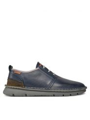 Pikolinos Półbuty Rivas M3T-4232C1 Niebieski. Niebieskie codzienne półbuty męskie Pikolinos, bez wzorów, ze skóry, bez obcasa, bez zapięcia. Za 399.99 zł.