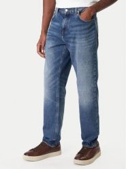Tommy Hilfiger Jeansy Harlem MW0MW41890 Niebieski Tapered Fit. Niebieskie jeansy męskie Tommy Hilfiger, bez wzorów, z bawełny. Za 529.99 zł.
