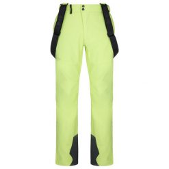 Męskie spodnie narciarskie softshell Kilpi RHEA-M. Zielone spodnie narciarskie i snowboardowe męskie Kilpi, bez wzorów, z softshellu, narciarskie. W wyprzedaży za 357.00 zł.