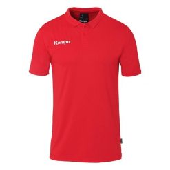 Polo Kempa Poly. Czerwone koszulki polo męskie Kempa, m, bez wzorów, bez kołnierzyka, bez ramiączek. Za 163.50 zł.