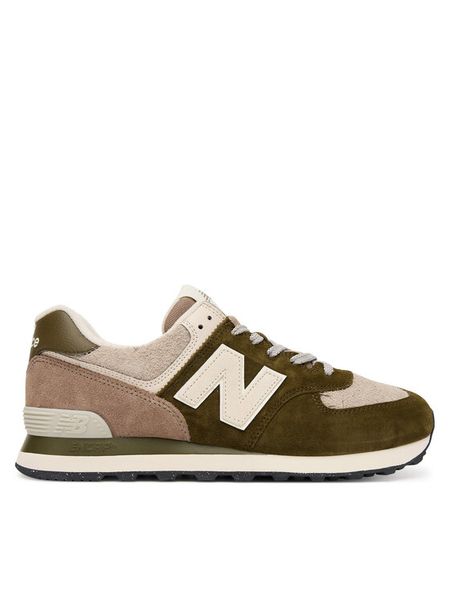 New Balance Sneakersy U574BWS M Zielony. Zielone buty sportowe na co dzień męskie New Balance, m, bez wzorów, ze skóry, bez ramiączek, bez kaptura. Za 499.99 zł.