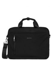 Gino Rossi Torba na laptopa C-GIN-K-011-CCC-06 Czarny. Czarne torby na laptopa męskie Gino Rossi, bez wzorów, z materiału. Za 219.99 zł.