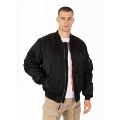 Kurtka przejściowa męska Pitbull MA-1 Verano. Czarne kurtki męskie PITBULL, l, bez wzorów, bez ramiączek, bez kaptura. Za 399.00 zł.