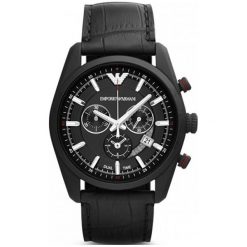 Emporio Armani Sport Ar 6035. Czarne zegarki sportowe Emporio Armani. W wyprzedaży za 1,232.00 zł.