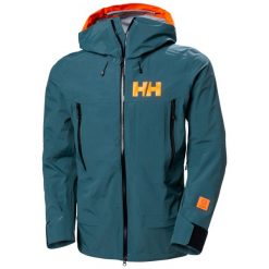 Kurtka narciarska Helly Hansen Sogn Shell 2.0. Zielone kurtki narciarskie i snowboardowe męskie Helly Hansen, na zimę, m, bez wzorów, bez kaptura, narciarskie. Za 1,541.75 zł.