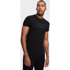 T-shirt męski TSM252 - głęboka czerń. T-shirty męskie marki 4f. Za 59.99 zł.