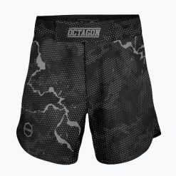 Spodenki treningowe męskie Octagon Marble Camo MMA. Szare szorty sportowe męskie OCTAGON, bez wzorów, sportowe. Za 149.99 zł.