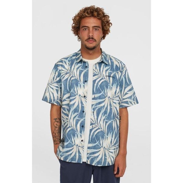 Koszula męska O'Neill Print. Niebieskie koszule męskie O'Neill, na lato, m, bez wzorów, bez kołnierzyka, bez ramiączek. Za 259.00 zł.