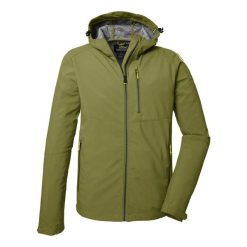 Kurtka softshellowa z kapturem męska KILLTEC KOS 259. Szare kurtki softshell męskie KILLTEC, m, bez wzorów, z softshellu, z kapturem, trekkingowe. Za 469.99 zł.