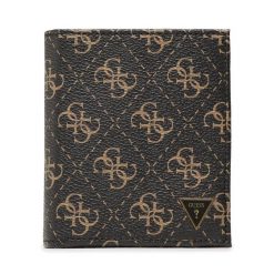 Portfel Guess. Brązowe portfele męskie Guess, z aplikacjami. Za 219.99 zł.