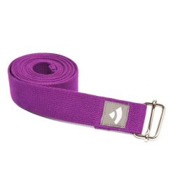 Pasek do jogi Bodhi Asana belt - fioletowy. Fioletowe paski męskie BODHI, bez wzorów, sportowe. Za 39.99 zł.