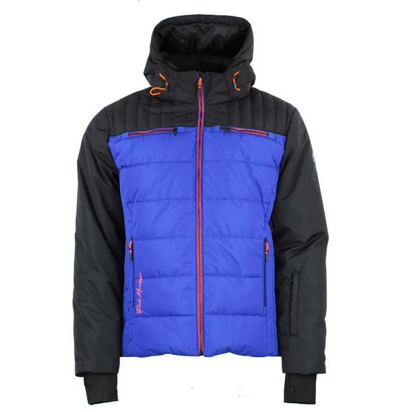 Kurtka puchowa Peak Mountain Cadalpi. Czarne kurtki narciarskie i snowboardowe męskie Peak Mountain, na zimę, m, bez wzorów, z puchu, bez kaptura, narciarskie. W wyprzedaży za 606.50 zł.