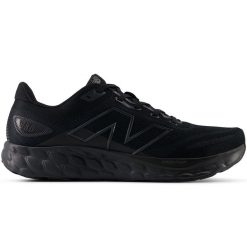 Buty męskie New Balance Fresh Foam 680 v8 M680CK8 – czarne. Czarne buty do biegania męskie New Balance, bez wzorów, z gumy, bez zapięcia, do biegania. Za 349.99 zł.