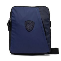 Saszetka Blauer. Niebieskie saszetki męskie Blauer, bez wzorów, małe. Za 269.99 zł.