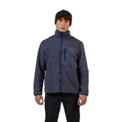 Polarowa bluza z pełnym zamkiem Rossignol Alltrack Sherpa. Niebieskie bluzy z polaru męskie Rossignol, bez wzorów, z polaru, sportowe, bez ramiączek, bez kaptura. Za 650.50 zł.