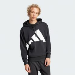 Bluza z kapturem Essentials Big Logo French Terry. Białe bluzy nierozpinane męskie ADIDAS, xs, bez wzorów, z materiału, z kapturem. W wyprzedaży za 179.25 zł.