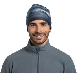 Czapka BUFF ECOSTRETCH BEANIE OSER. Niebieskie czapki męskie Buff, bez wzorów, sportowe. W wyprzedaży za 77.94 zł.
