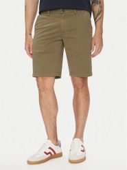 Marc O'Polo Szorty materiałowe M23 0384 15000 Zielony Regular Fit. Zielone szorty męskie Marc O'Polo, bez wzorów, z bawełny. Za 219.99 zł.