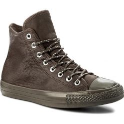 Trampki CONVERSE - Ctas Hi 157513C Dark Chocolate/Dark Chocolate. Brązowe trampki męskie Converse, bez wzorów, z gumy, eleganckie, bez zapięcia. W wyprzedaży za 269.00 zł.
