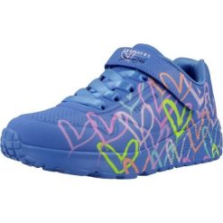 Buty SKECHERS UNO LITE LOVE LEVITATE Niebieski. Niebieskie buty trekkingowe męskie Skechers, bez wzorów, z syntetyku, bez zapięcia, trekkingowe, skechers sport. Za 303.99 zł.