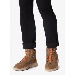 Buty outdoor męskie Sorel Mac Hill Lite Trace WP. Brązowe buty zimowe męskie Sorel, bez wzorów, sportowe, bez obcasa, bez zapięcia. Za 694.70 zł.