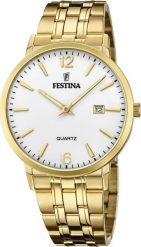 Zegarek Festina Zegarek męski Festina F20513-2 złoty. Żółte zegarki męskie Festina, złote. Za 399.99 zł.
