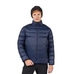 Kurtka puchowa Rossignol Aretu. Niebieskie kurtki męskie Rossignol, m, bez wzorów, z puchu, bez ramiączek, bez kaptura. Za 1,051.50 zł.