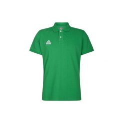 Polo Peak coton. Zielone koszulki polo męskie PEAK, l, bez wzorów, z materiału, bez kołnierzyka, bez ramiączek. Za 205.50 zł.