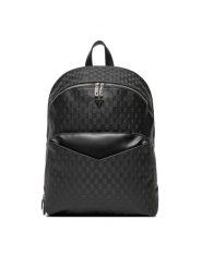 Guess Plecak HMSIDE P5108 Czarny. Czarne plecaki męskie Guess, z aplikacjami, ze skóry. Za 309.99 zł.