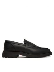 Tommy Hilfiger Mokasyny Comfort Lwt FM0FM05698 Czarny. Czarne mokasyny męskie Tommy Hilfiger, ze skóry, bez zapięcia. Za 549.99 zł.