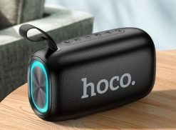 Głośnik bluetooth Hoco HC25 Radiante (czarny). Czarne głośniki przenośne Hoco. Za 74.99 zł.