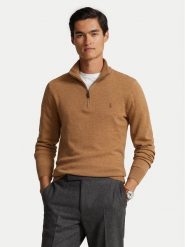 Polo Ralph Lauren Sweter 710876756013 Brązowy Regular Fit. Brązowe kardigany męskie Polo Ralph Lauren, m, bez wzorów, z wełny, bez ramiączek. Za 839.99 zł.