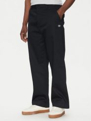 Champion Spodnie materiałowe 220715 Czarny Regular Fit. Czarne spodnie na co dzień męskie CHAMPION, bez wzorów, z materiału. Za 229.99 zł.