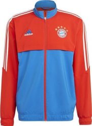 Adidas Bluza adidas FC Bayern Pre Jacket HU1274. Bluzy nierozpinane męskie ADIDAS, m, bez wzorów, bez ramiączek, bez kaptura. Za 195.29 zł.
