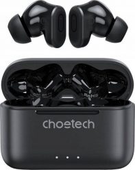 Słuchawki Choetech Słuchawki bezprzewodowe TWS Choetech BH-T15 ANC+ENC (czarne). Czarne słuchawki bluetooth CHOETECH. Za 73.00 zł.